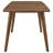 Natural Walnut Rectangular Dining Table