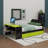 Full Size Wood Daybed With Trundle,Desk And USB-756361871
