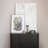 Reclaimed Wood and Oak Wood Cabinet with Accordion Doors