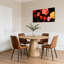 Ensemble de 1 tableau sur toile à motif floral de roses et de tulipes-561176349