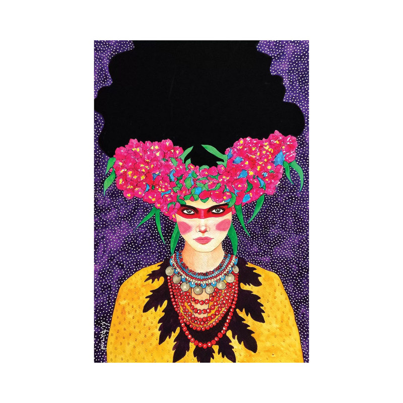 Take over par Hülya Özdemir-impression d’art graphique, Pas de tapis, H 40 po x l 26 po x P 1,5 po, Toile tendue