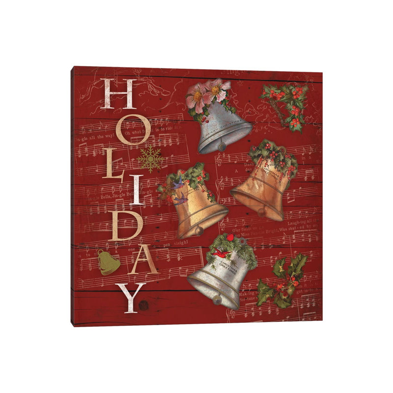 Holiday 1 Piece Wrapped Canvas Wall Art, 66.04 cm H x 66.04 cm W x 1.91 cm D
