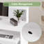 Rectangle Manufactured Wood Reception Desk
