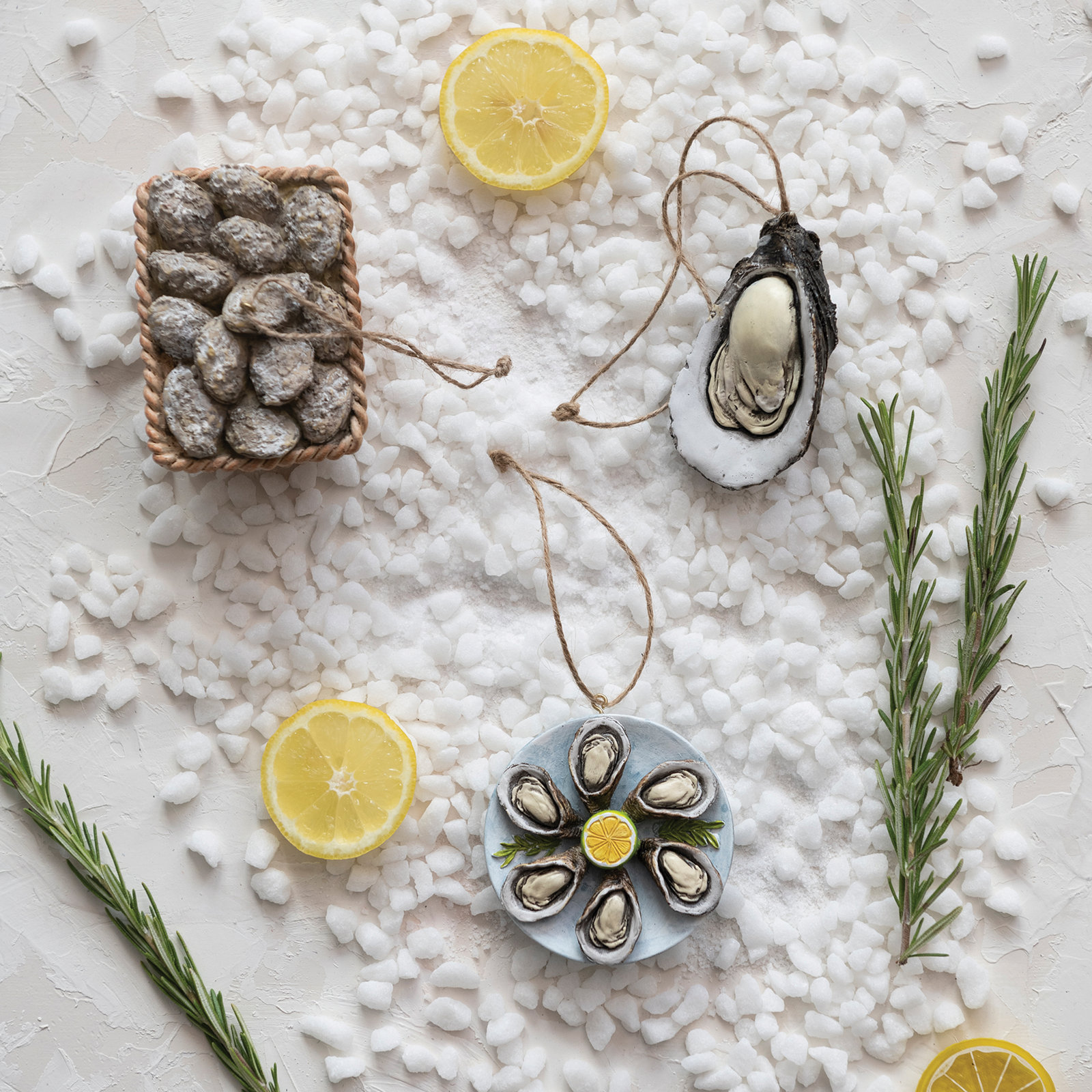 Resin Oyster Ornament