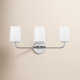 Fitz 3 Light Frosted Dimmable Vanity Light