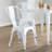 Mcpeters 31.5'' x 63'' Rectangular Metal Indoor-Outdoor Table Set with 4 Stack Chairs-21223473-98626315
