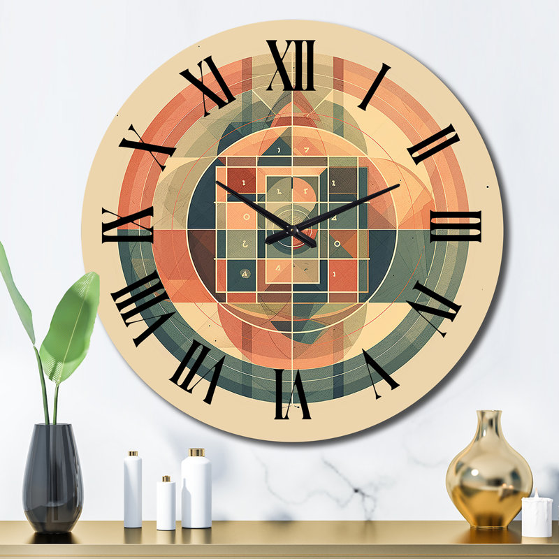 Horloge murale en métal Kamelo, Grand