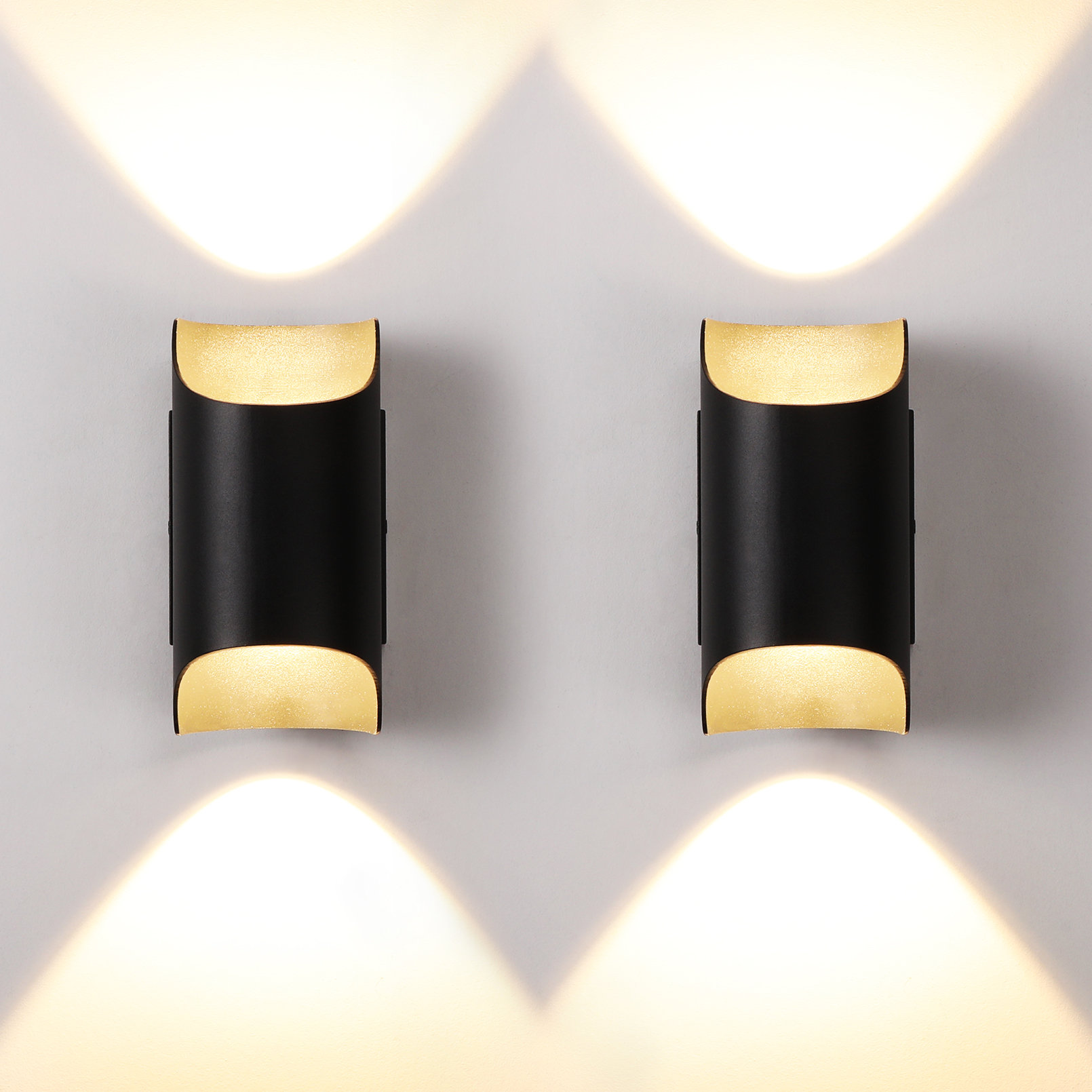 LEDVANS Commercial Grade LED Up Down Cylinder Wall Sconce for Patio ...