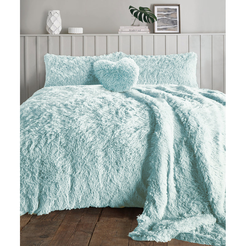 Fairmont Park Allport Duvet Cover Set with Pillowcases, King Duvet Cover + 2 Standard Pillowcases, Teal