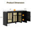 Buffet en rotin avec rangement