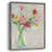 Painterly Soft Bouquet I Framed Print - Solid Wood