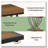 Modern 2-Tier Bedside Table Console Table