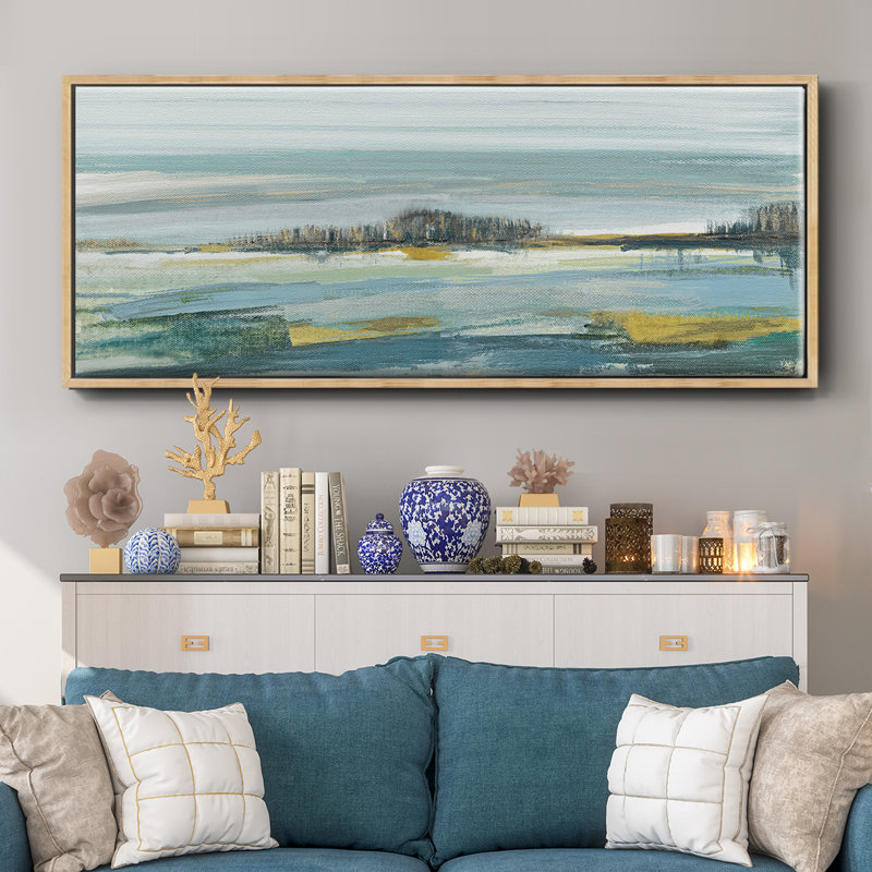Toile encadrée Lewbeach Vista, H 8 po x l 20 po