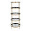 Bibliothèque étagère émaillée H 53 "x l 20"-499367702