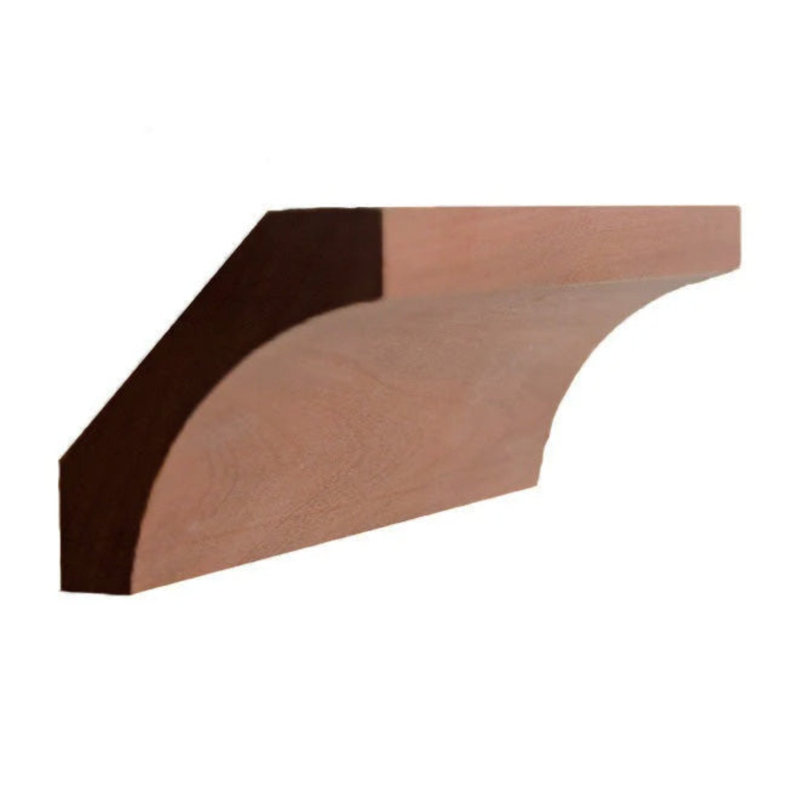 EWCR39 Anse couronne non finie, Cerisier, H 2,625 po x l 0,75 po x P 42 po