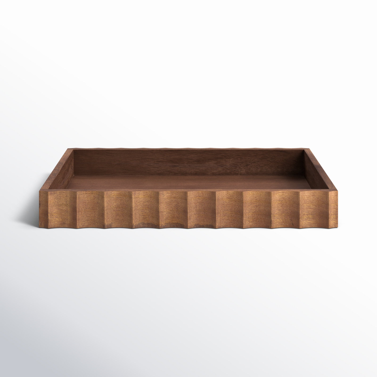 Cardella Fluted Rectangle Serving Tray | Wayfair