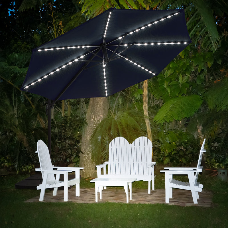 Parasol en porte-à-faux 10 pi Ildefonso, Marine