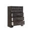 Commode en bois foncé 1Pc