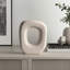 Sculpture moderne en céramique ajourée pour décoration intérieure - Décoration décorative idéale pour le salon ou la table - Blanc-808450117
