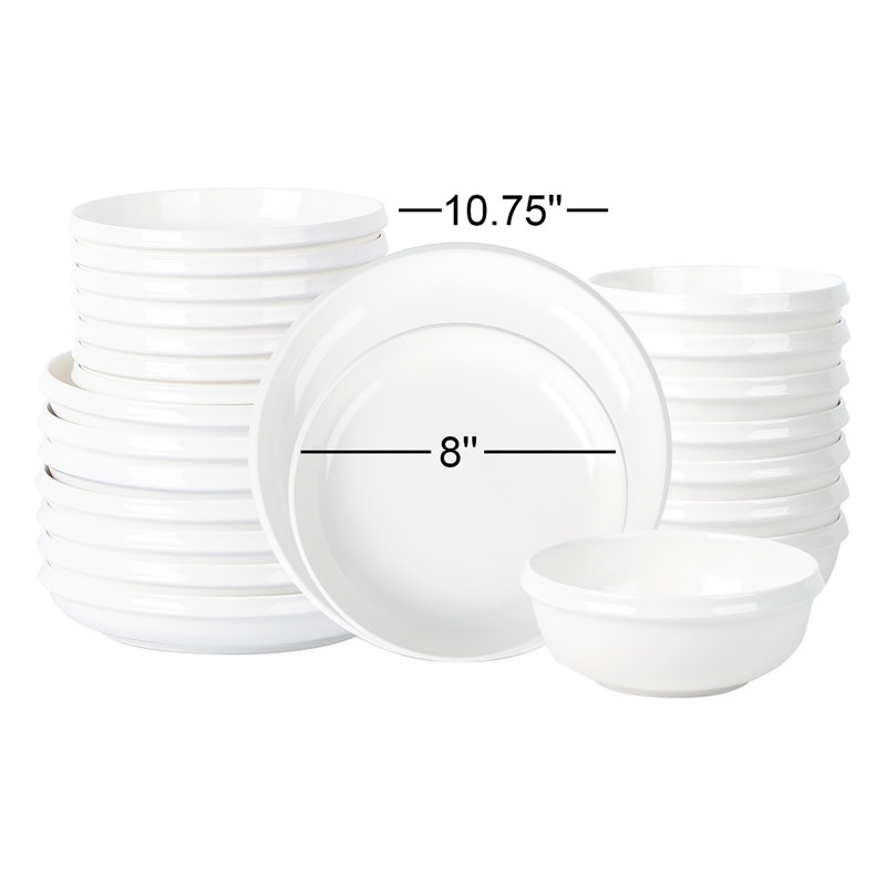 Stone Lain Verso 24-Piece Dinnerware Set Porcelain