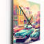 Janelis - Horloge murale voiture rétro-1680575976