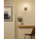 Amboise Single Light Ceramic Dimmable Armed Sconce