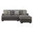 Gray 2 Piece Right Side Facing Sectional