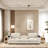 Chenille Sofa With Drop-Down Table, Bluetooth Speakers, Usb Charger, Cup Holders, Hidden Armrest Storage, And Extra-Wide Seating For Living Room-647061921
