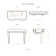 China Series Vitreous China 47" Console Bathroom Sink with Overflow
