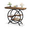 Console rectangulaire en bois massif noyer-131378966
