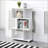 Modern Staggered 3-Shelf Manor Bookcase