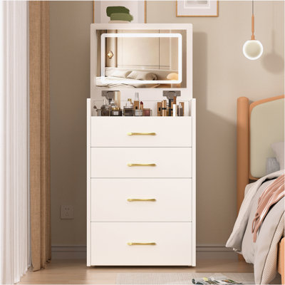 Chrysanthia 3-in-1 Vanity Desk by Wade Logan