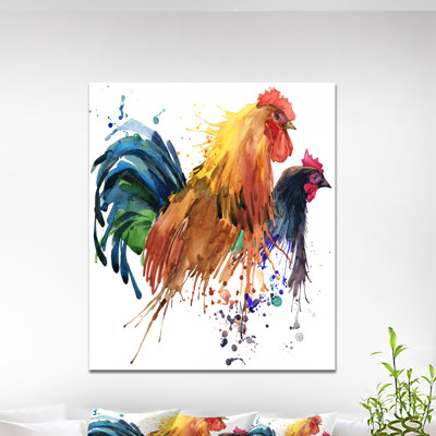 " Chicken And Rooster "