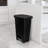 Glad 13 Gal Trash Can with Step Pedal and Odor Protection, Black, Pack of 2-124609833
