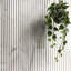 Castella de Blanc 4 in. x 12 in. Honed Marble Wall Tile