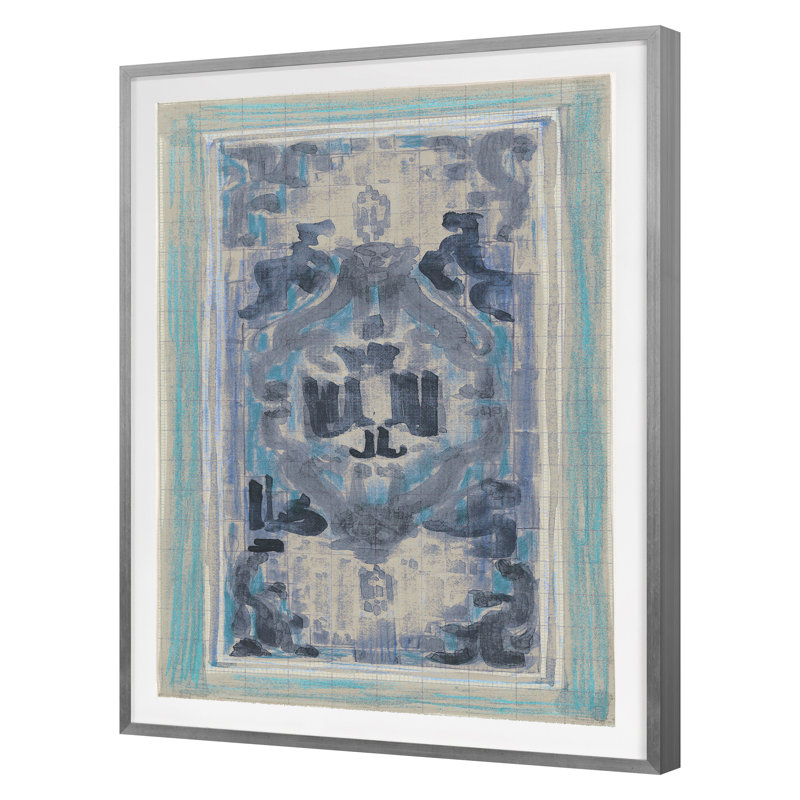 Rug Sketch 13 Print by Grand Archives, 41"H x 32" W x 1.25" D