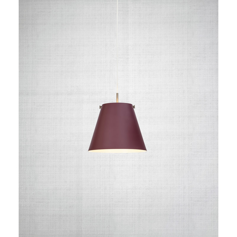 Belisle 1 - Light Cone Pendant, Burgundy