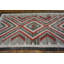 Antique Artistic Tribal Geometric Flatweave Native American Navajo Rug
