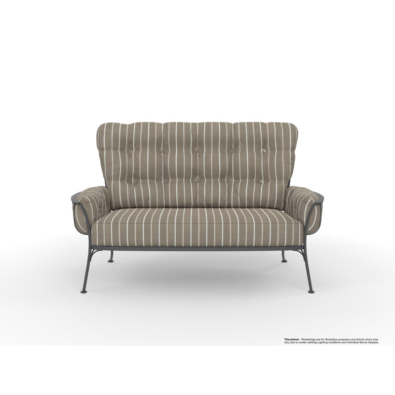 Monterra Outdoor 2 - Seat Loveseat, Kindle Indigo, Graphite