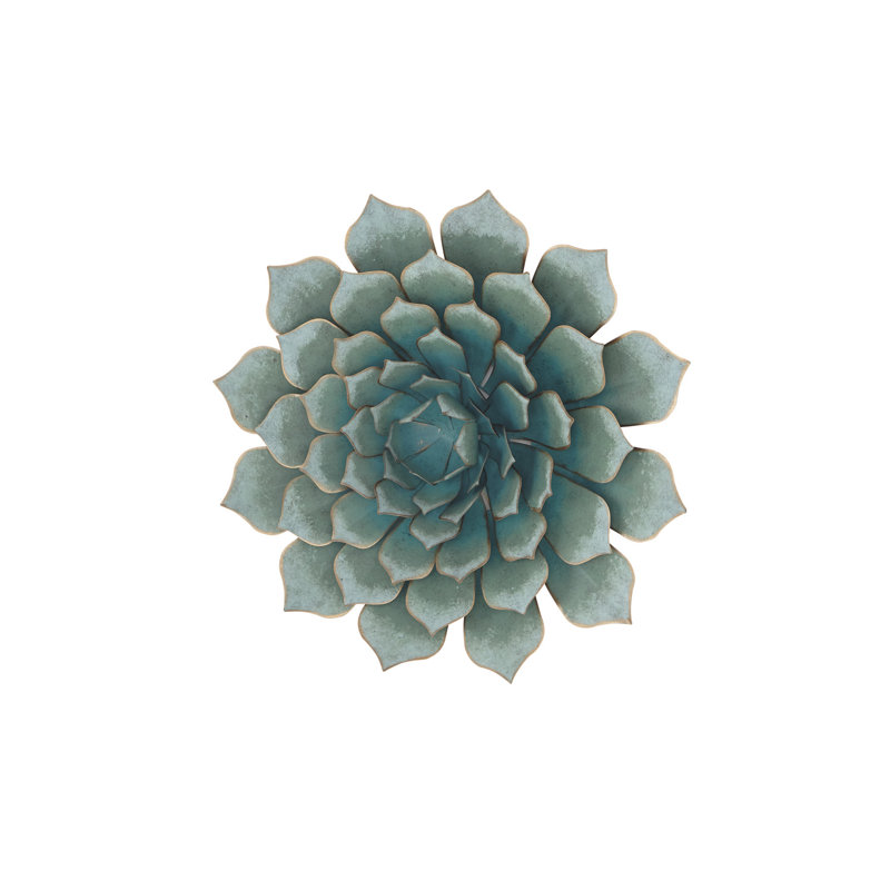 Modern Floral Iron Wall Decor