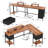66” L-Shaped Computer Desk with Power Outlet-1844788588-1844788577
