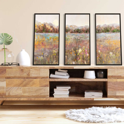 706-7764 " Meadow Moonrise " by Katie Swatland 3 - Pieces