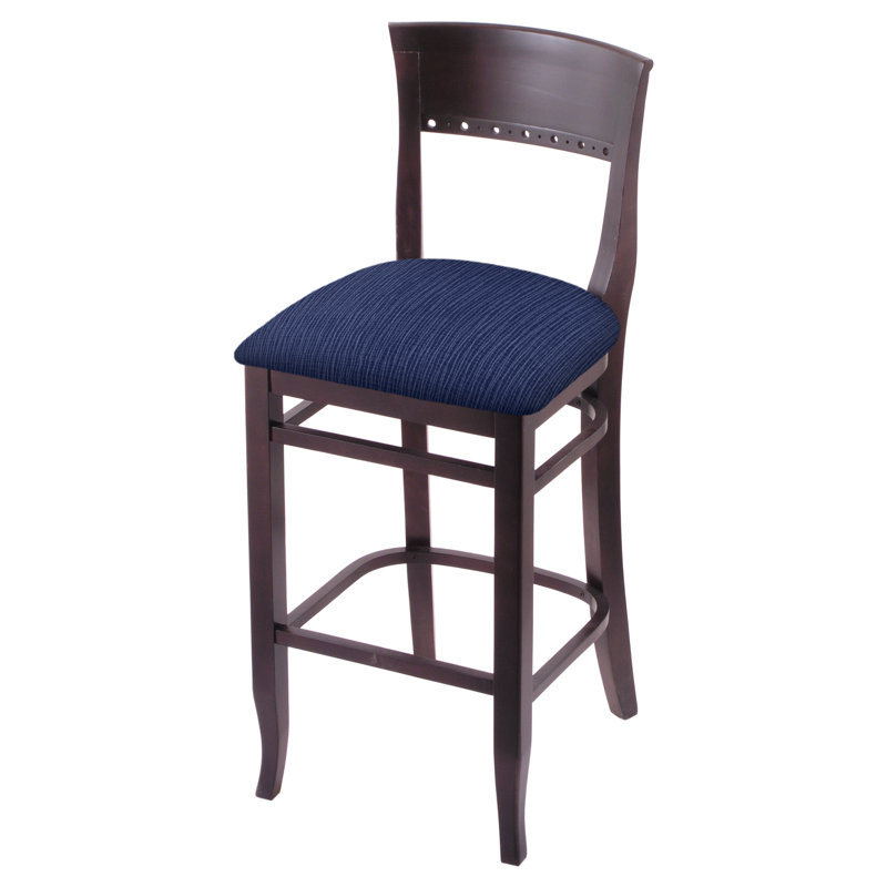 Tabouret 30 ", Cerisier foncé, Ancre graphique, Tabouret de comptoir (siège d'une hauteur de 25 p