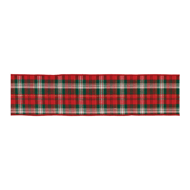 Ruban de Noël écossais (ensemble de 2)