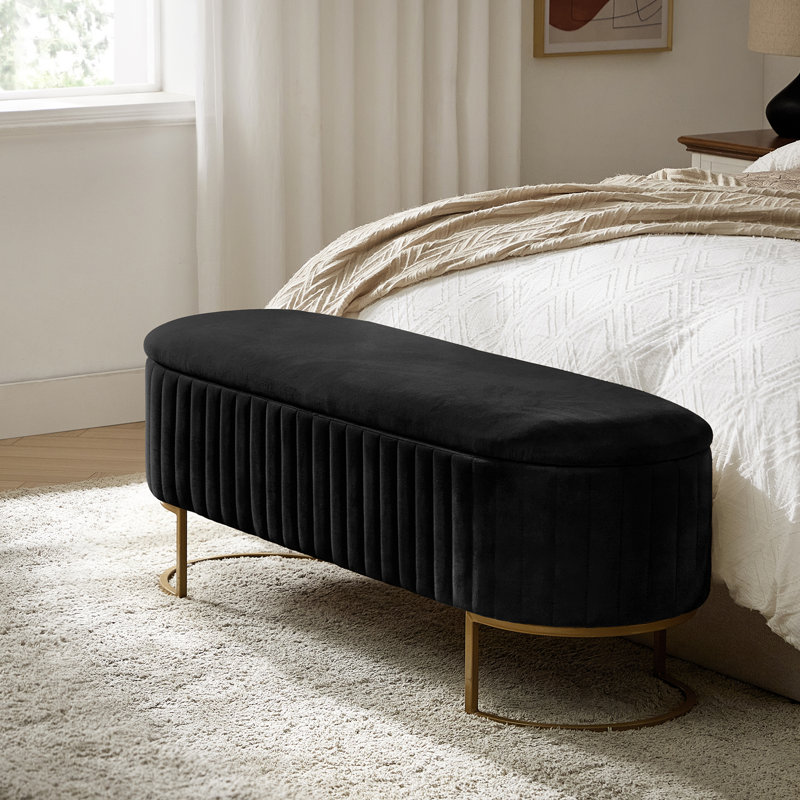 Banc de rangement Ferdinand Paula, Noir