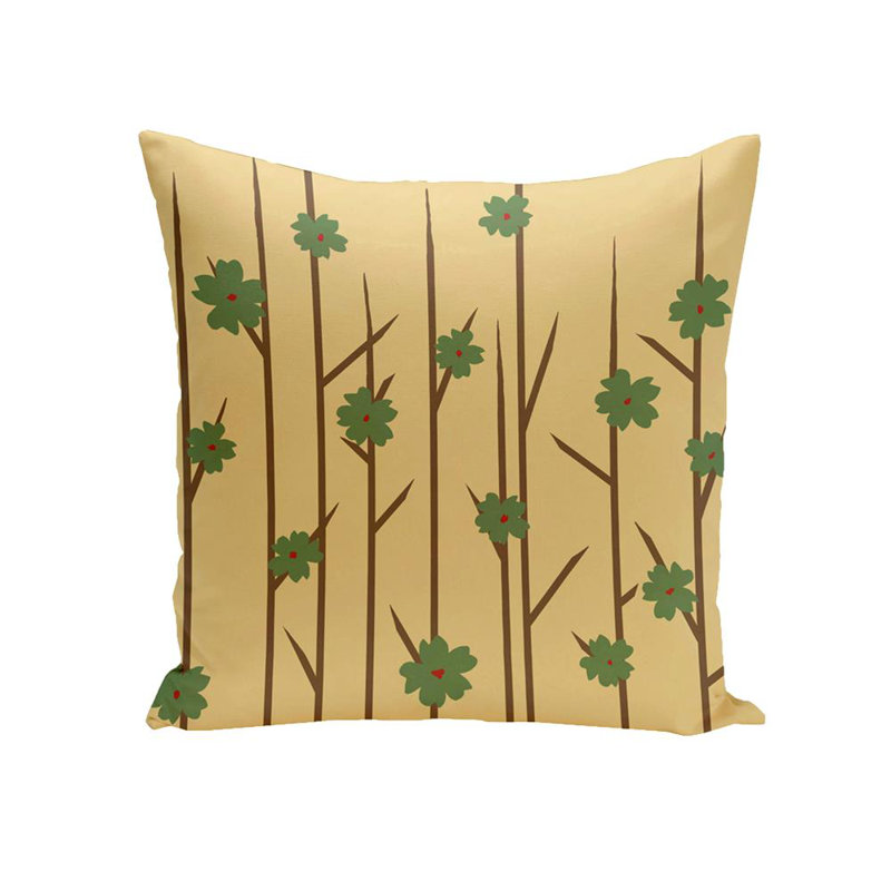  Housse et insert de coussin d'extérieur, 18 po x 18 po, Jaune