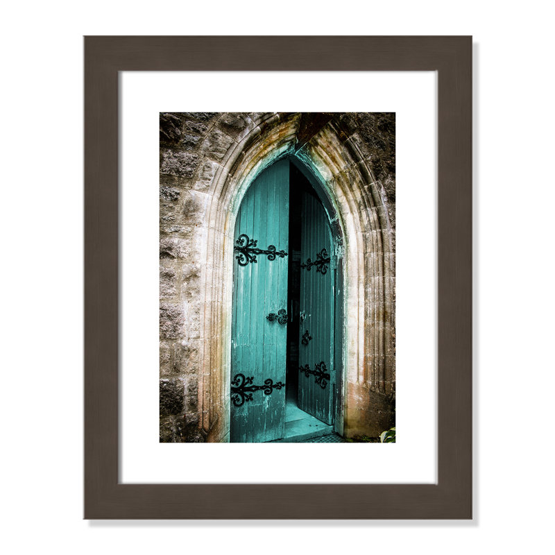 «Aivo Vintage Door», reproduction de photo encadrée