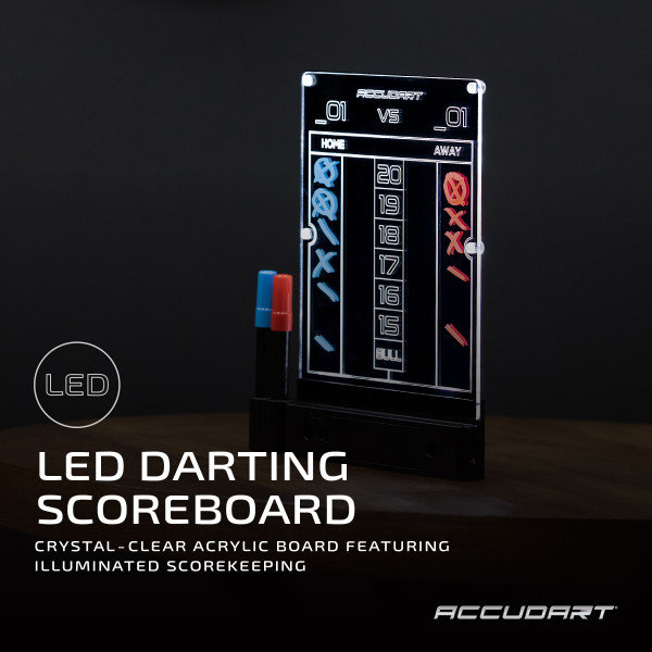 Accudart LED Acrylic Scoreboard