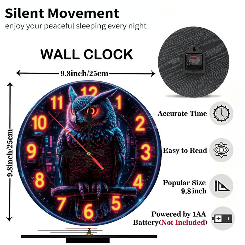 Horloge murale aigle