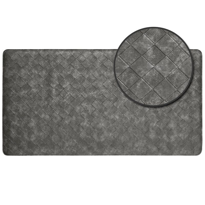 Tapis anti-fatigue Botenton Trenton, Gris foncé, Rectangle 1 pi 5 po x 3 pi 3 po
